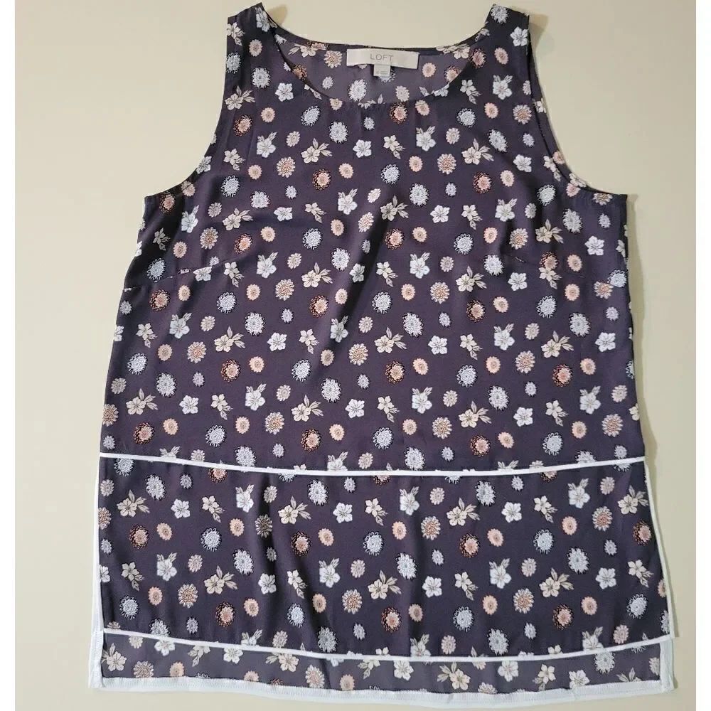Loft Floral Tank Top